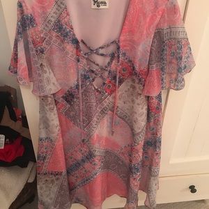 Show Me Your Mumu Kylie Lace up Dress